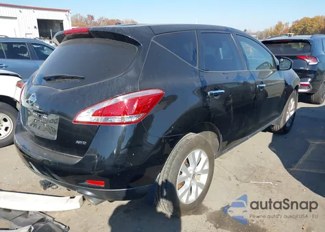 2012 Nissan Murano S from USA, damaged, VIN JN8AZ1MW1CW203032